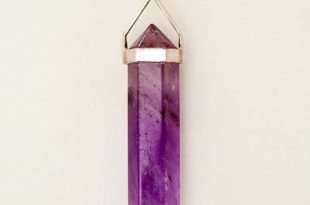 Amethyst Pendant | Double Terminated Point | Crystal Life .
