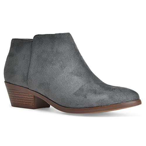 Gray Ankle Boots for Women: Amazon.c