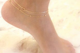 Layered Gold Anklets Chain Ankle Bracelets Dainty Gold | Et