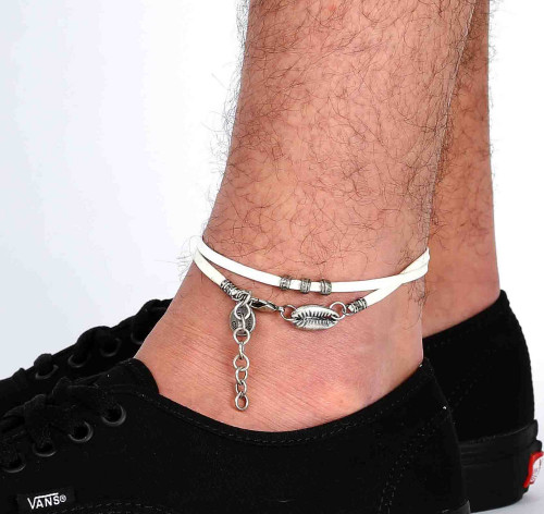 Men Anklet - Men Ankle bracelet - Anklet for Men - Summer Jewelry .