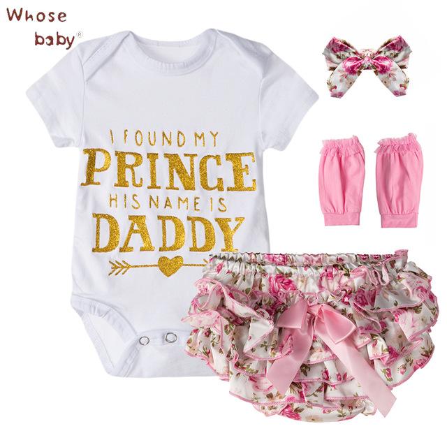 Newborn Baby Girl Outfit - Newborn Baby Girl Clothes - Daddy is my .