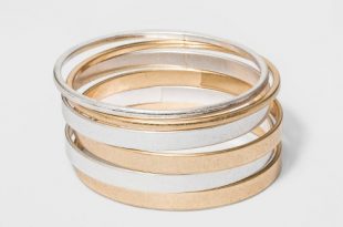 Thick And Thin Bangle Bracelets Set 6ct - Universal Thread™ : Targ