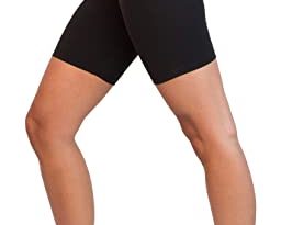 Amazon.com: OCOMMO Biker Shorts for Women Waist 3 Inch Thigh Saver .