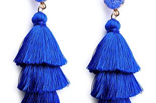 Blue Earring: Amazon.c