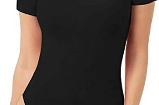 Amazon.com: MANGOPOP Women's Round Neck Short Sleeve T Shirts .