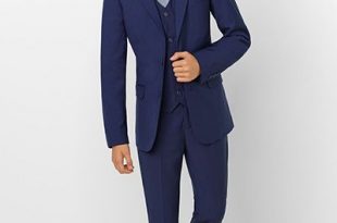 Boys navy suit. Monaco by Paisley of Lond