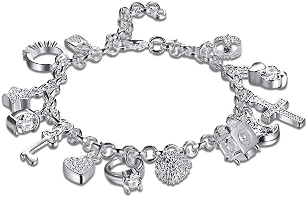Amazon.com: Zealmer Daycindy Love Charms Bracelets for Women .