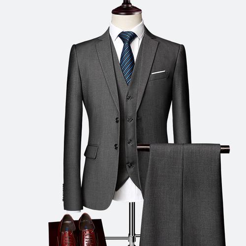 Classic Mens Formal Business Suit Slim Fit - Famous Mens Outl