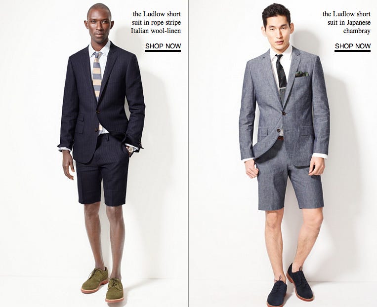 Men's Suits With Short - Business Insid