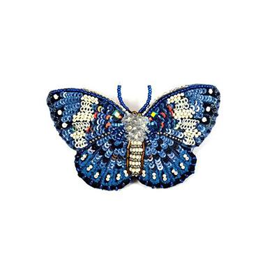 Blue Cracker Butterfly Brooch Pin | New-York Historical Society .