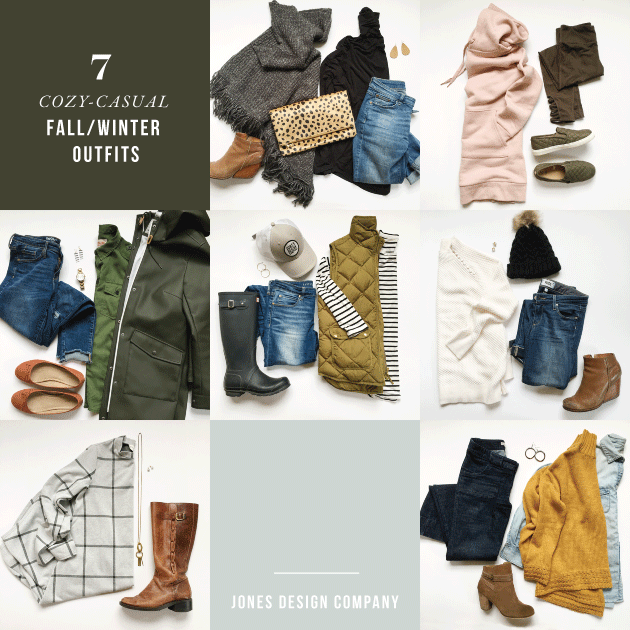 7 Cozy-Casual Outfits for Late Fall / Early Winter | Jones Design .