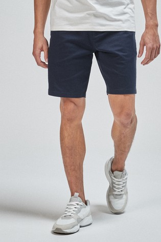 Buy Navy Straight Fit Stretch Chino Shorts from Next U