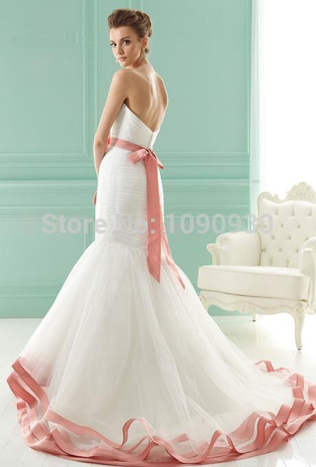 Wedding Dresses With Color Accent | Weddings Dress