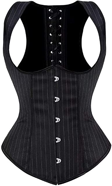 Amazon.com: Corsets for Women Costume Lingerie Bustier Top Satin .