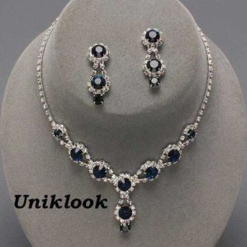Bridesmaid Formal Bridal Sapphire Blue from uniklook on eB