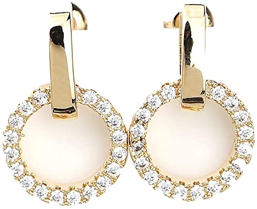 Amazon.com: Sophisticated Gold Tone Designer Earrings with .