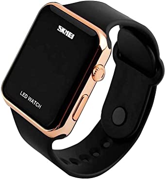 Amazon.com: Unisex Simple Disign LED Digital Watch for Men, Women .