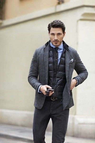 Down Vest | Sartorialist, Puffer vest outfit, Menswe