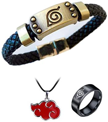 Amazon.com: Imcneal 3Pcs Anime Naruto Knit Bracelet Cosplay .