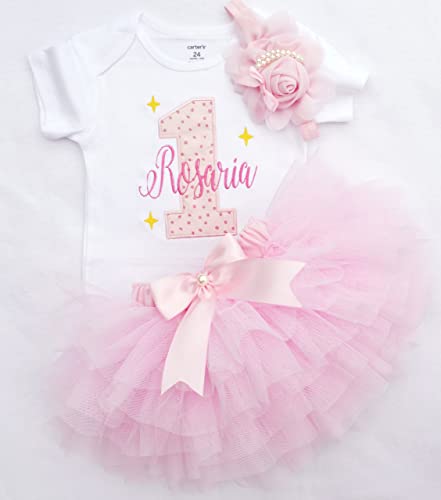 Amazon.com: personalized first birthday outfit for baby girl in .