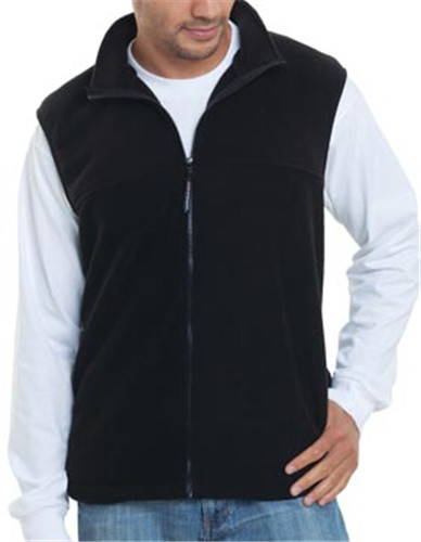 Bayside 1120 - Full Zip Fleece Vest $20.63 - Men's Outerwe
