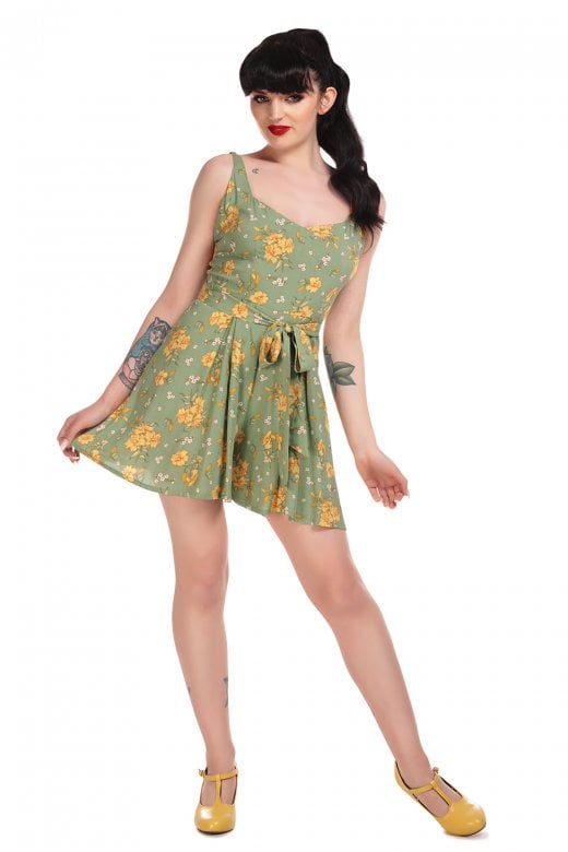 Collectif X Modcloth Sienna Classic Floral Playsuit - Collectif X .