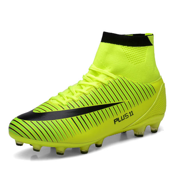 High Ankle Men Football Shoes Newest High Top Soccer Cleats Long .