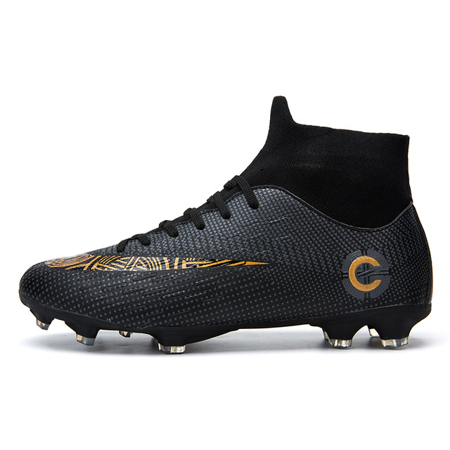 Men's High Top Training Ankle AG Sole Outdoor Cleats Football .