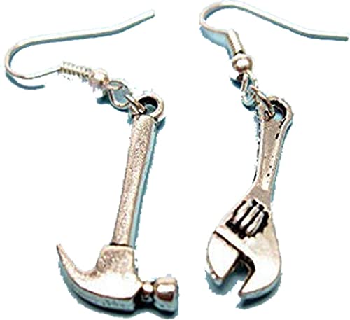 Amazon.com: Hammer Spanner Earrings - Geek Earrings Funny Earrings .