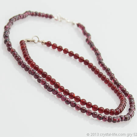 Garnet Necklaces - Gemstone Therapy | Jewelry with Purpo
