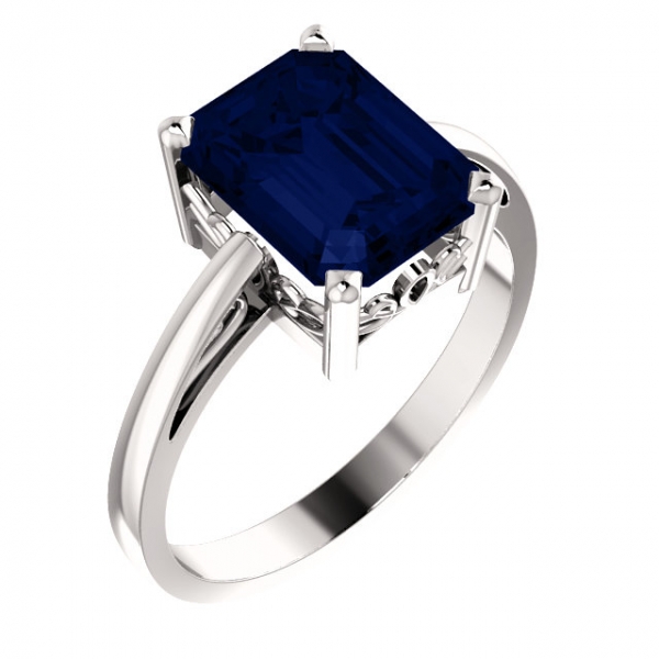 Scroll Setting® Ring 70534:108:P | Gemstone Rings from Biondi .