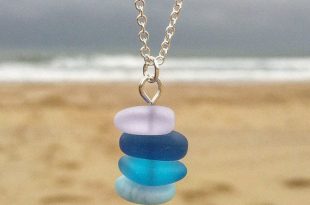 Sea Glass Necklace Sea Glass Jewelry Beach Glass Necklace | Et