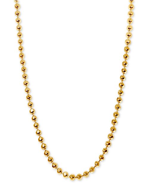 Alex Woo Beaded 16" Chain Necklace in 14k Gold & Reviews .