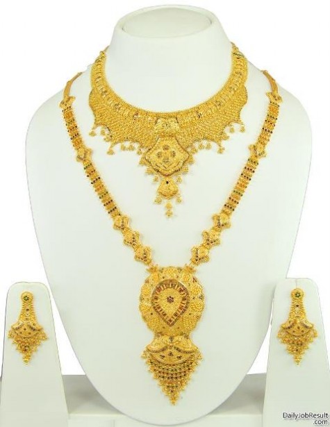 Beautiful Arabic Gold Jewellery New Fashion Designs For Girls .