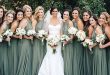 Image result for bridesmaid dresses earthy green | Green .