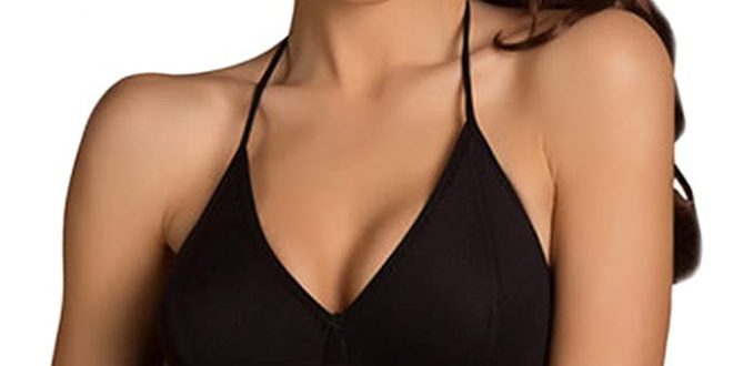 Buy Fashigo Womens Halter Neck Bra (Colour :Black) (Size :40B) at .