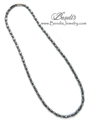 Men's Magnetic Hematite Necklace- Men's Jewel