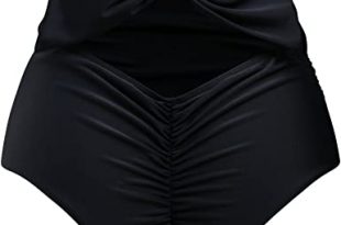 Amazon.com: ZOHAMUNG Women's High Waisted Bikini Bottoms Brazilian .