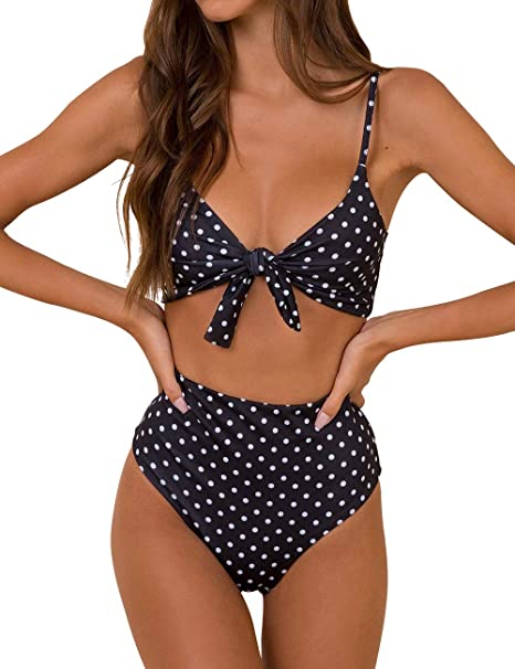 Amazon.com: XUNYU High Waisted Bikini Set for Women Swimsuits Push .