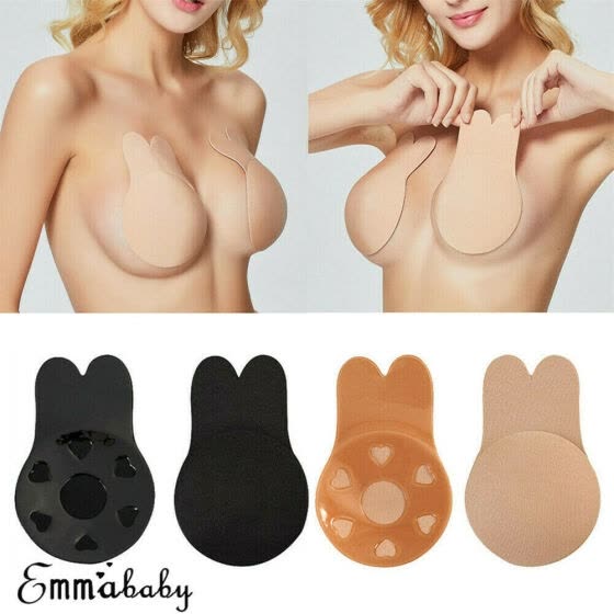 Shop Women's Strapless Invisible Bra Backless Self-Adhesive Push .