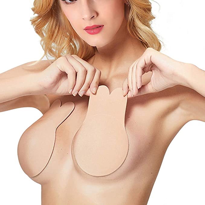 Adhesive Bra, Breathable Women Lift Up Invisible Bra Tape .
