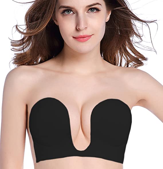 Deceny CB Invisible Bras for Women Push Up Strapless Self Adhesive .
