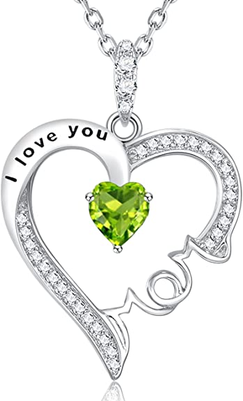Amazon.com: Birthday Necklace Gifts Women Mom Valentine's Day .
