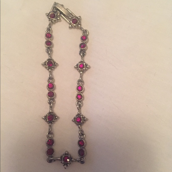 Jewelry | Ladies Bracelet Red Stones | Poshma