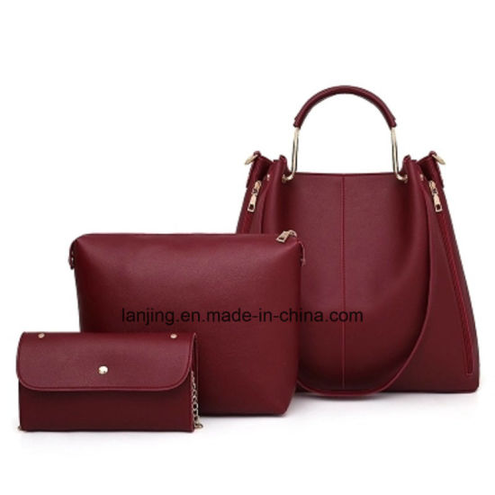 China New Design 3PCS Bags Casual Handbags Ladies Purse Bags .