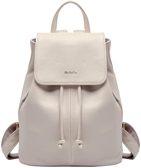 Amazon.com: BOYATU Genuine Leather Mini Backpacks for Women .
