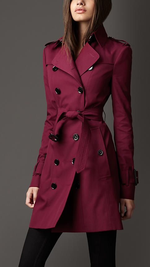 Trench Coats for Women | Burberry® | Red trench coat, Double .
