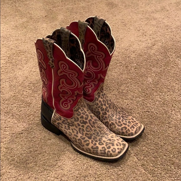 Ariat Shoes | Leopard Boots | Poshma