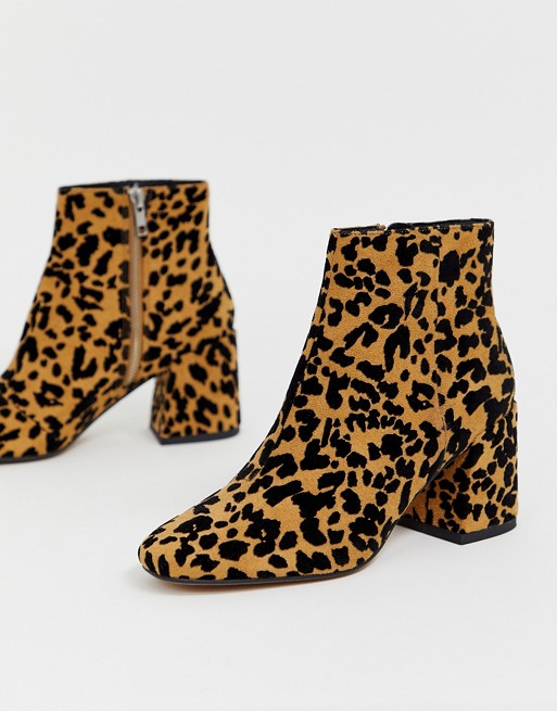 ASOS DESIGN Rural leopard ankle boots | AS