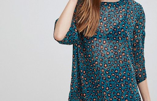 Glamorous Relaxed Top In Leopard Print | AS